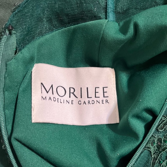 Morilee Madeline Gardner Emerald Green - Picture 7 of 11